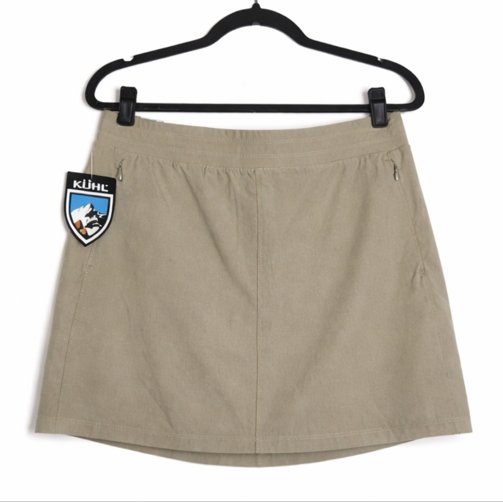 KÜHL Freeflex Skort Desert Khaki M Outdoor Hiking Trail Athletic Skirt
